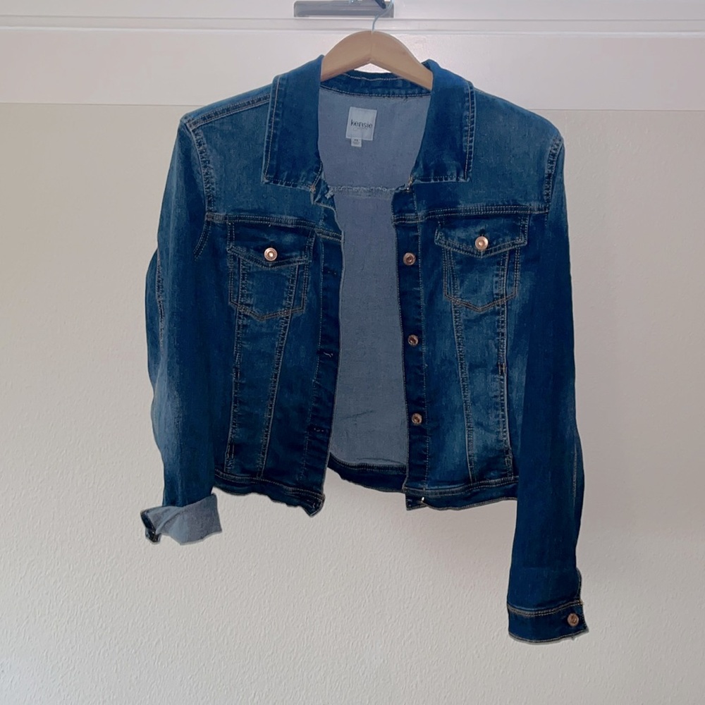 Kensie Jean jacket size xl, excellent condition.
